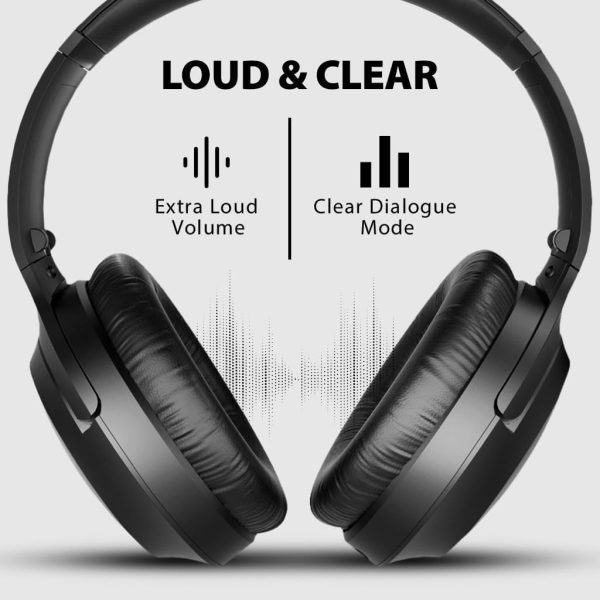 Avantree Opera Plus - Wireless Headphones for TV Watching, Compatible with TVs Equipped with HDMI ARC, Optical or AUX Audio Output Ports, Cinema & Clear Dialogue Modes, Enhanced Volume for Seniors - Image 4